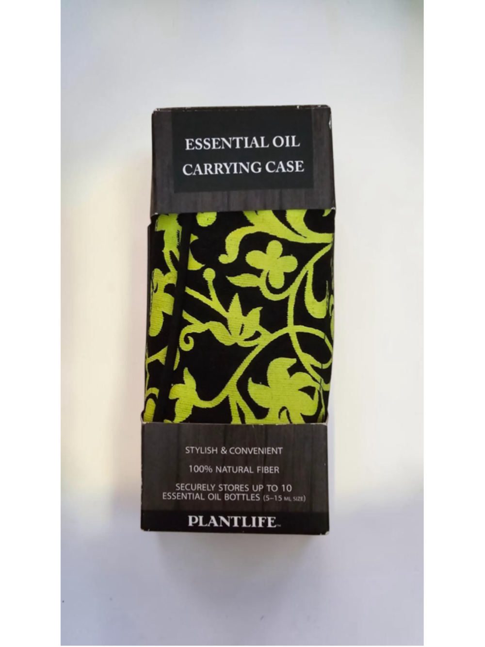 Plantlife Essential Oil Carrying Case 10 Bottle Travel Organizer New in Box